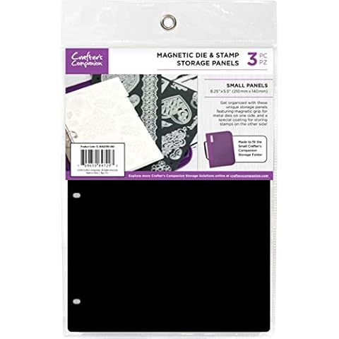 Crafter's Companion 8.25"X5.5" Magnetic Storage Panels 3/Pkg-Small Cover