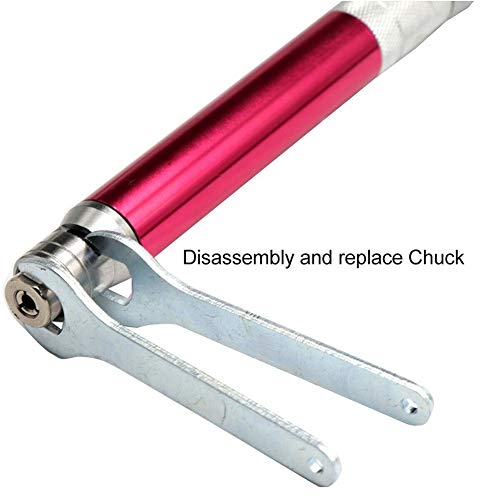 Air-Powered Micro Die Grinder Set 65,000 RPM Pneumatic Pencil Grinder Tool With Wrench Handheld, 1/8" (3mm) Capacity(COLOR:black) by Herxsin - Image 3