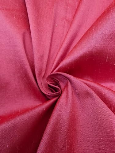 Tissu pastèque Dupioni d'exception en grande largeur DUP453