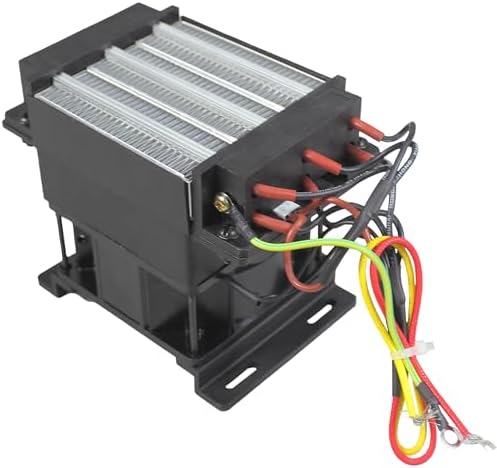 PTC Fan Heater 500W 110V Electric Ceramic Element Energy Saving Constant Temperature Thermistor Insulation Air Heater Fast Heating, PTCYIDU