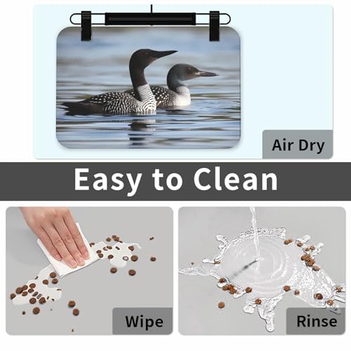Tapis de nourriture pour chien super absorbant en caoutchouc