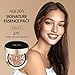 AGE20'S Signature Essence Pact SPF 50+ | Pack of 2 | 27C HONEY | Cream Foundation, Dewy Finish, Natural Coverage | Korean Cushion Foundation