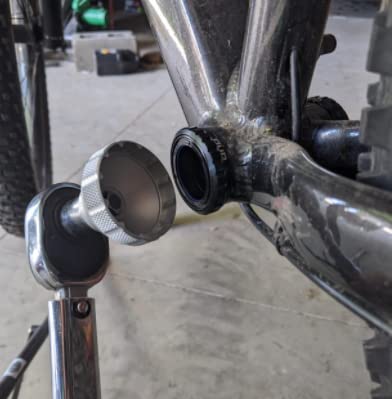 Lkonwee Stainless Steel BBT-59.2 16-Notch Bottom Bracket Tool - fits Shimano BBR60, MT-800, etc.