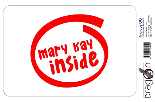 Adesivo Auto JDM Mary Kay Die Cut - Nero 93x88mm - Resistente UV E Autolavaggio