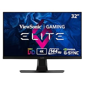 ViewSonic Elite XG321UG-S 32″ 4K IPS 144Hz Gaming Monitor – Certified Refurbished