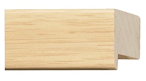 Picture Frame Moulding (Wood) 100ft Bundle - Traditional Natural Finish - 0.75