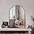 Arched Wall Mirror for Bathroom,Mirrors for Wall,24''x36'',Vanity Mirror for Bedroom Dresser, Entryway, Living Room, Metal Frame (36''x24'',Black)