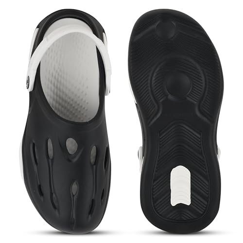 Image of BEONZA Men Premium Padded Super Soft Classic Casual Clogs /Sandal with Adjustable Back Strap for Adults | Comfortable & Light Weight | Stylish & Anti-Skid | Waterproof & Daily Mules for Gents /Boys