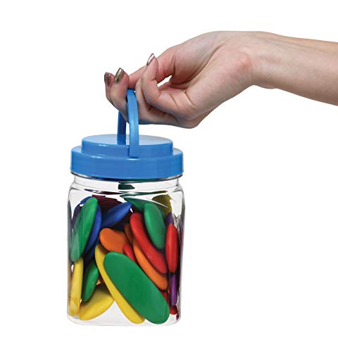 Rainbow Pebbles - Junior - Mini Jar - Ages 18M+ - The Original Sorting And Stacking Stones - First Counting And Sorting Toy #TOP5