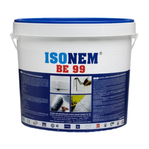 Peinture Anti Fissures pour Facades - ISONEM - BE 99 - Elastique et Imperméable - Blanc - 5L Cover