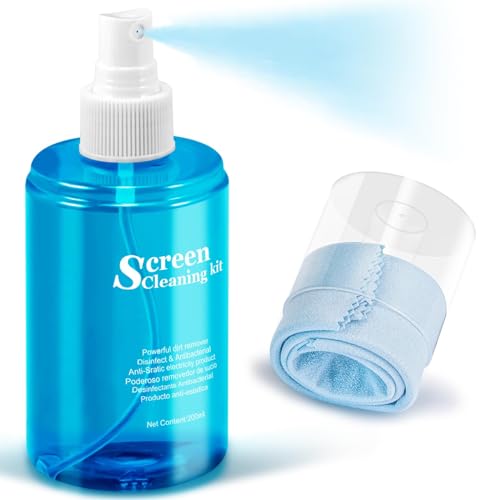 walrfid Car Screen Cleaner Spray, Computer Touchscreen Mist Cleaning Kit | for CD Disc DVD VCD, TV...