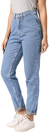 Classic High Waist Jeans for Women Vintage Boyfriend Mom Jeans Denim Pants