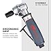 Ingersoll Rand 5102MAX Air Die Grinder – Right Angle, Ergonomic Grip, 0.4 HP and 20,000 RPM Motor, Lightweight Tool, Spindle Lock, Grey