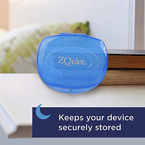 ZQUIET Premium Storage Case for ZQuiet Anti-Snoring Mouthpiece Comfort Size #2 (Anti-Snoring Device NOT Included) – Durable, Protective, Hygienic, Ventilated, for Everyday Storage and Travel - Thumbnail 2