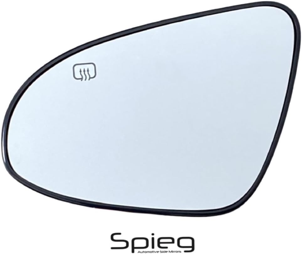 Spieg Driver Side Mirror Glass for Toyota Corolla 2014-2019 Heated w/Backing Plate | Left Side View Mirror Glass Compatible with OE 87961-02F30