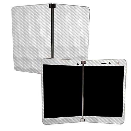 Image of MightySkins Carbon Fiber Skin for Microsoft Surface Duo - Golf | Protective, Durable Textured Carbon Fiber Finish | Easy to Apply, Remove, and Change Styles | Made in The USA