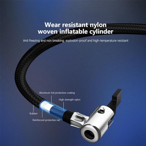Vehicle Wireless Handheld Pump, Vehicle Tire Portable Pump, Multi-Function Pump Support A Variety of Ball Pumping for Outdoor Indoor