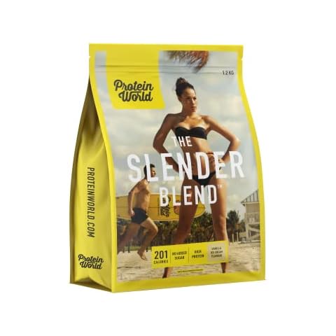 Protein World - The Slender Blend Weight Loss Meal Replacement Shake - 1.2 kg Vanilla Ice Cream Cover