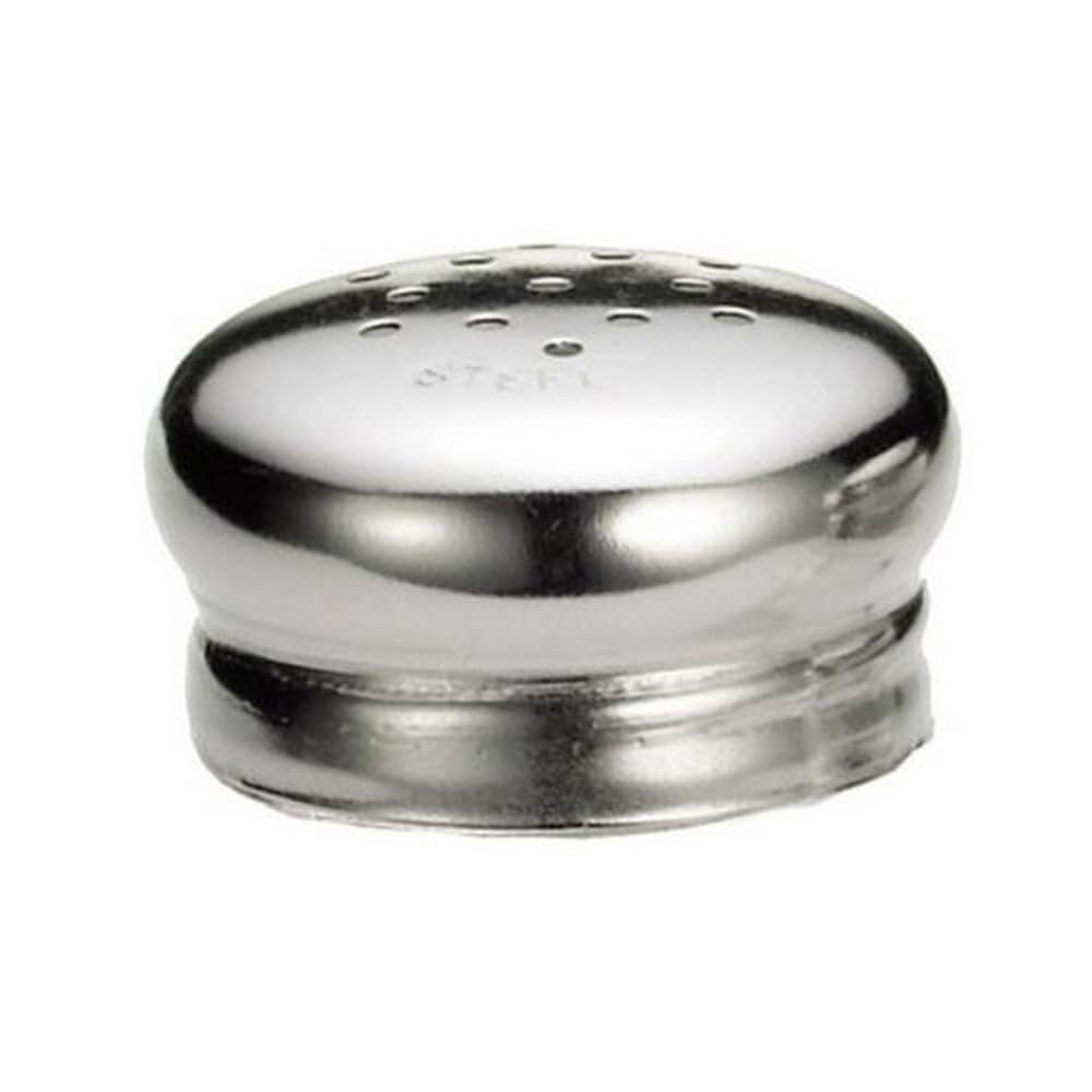 Top for 154SP Salt and Pepper Shakers - Dozen by Tablecraft – Silver, Model 154T