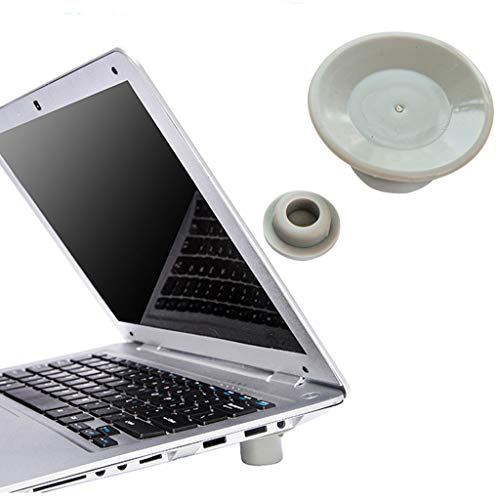 Soporte con aletas de enfriamiento para laptop 4 piezas miniatura 4