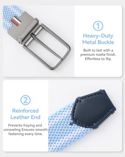 HASHIJI 2-in-1 Reversible Belt