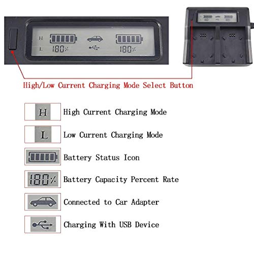 Panne de batterie Lumix ? Chargeur double DMW-BLC12 pour Panasonic