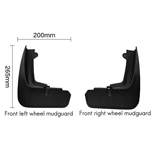 4 stks Auto Spatlappen voor Renault Captur 2013 2014 2015 2016