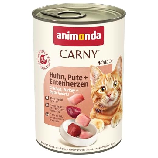 Carny Huhn + Pute + Entenherzen 6 x 400 g