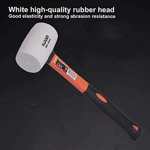 Harden 450gms Rubber Mallet Hammer with Fiberglass Handle - 590435