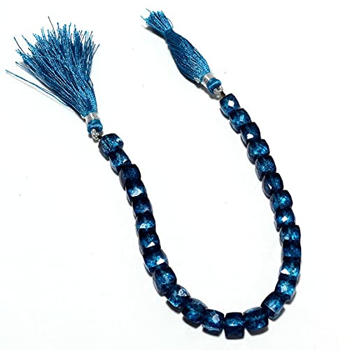 Perles apatite en fil de cubes facettés pour résoudre vos pannes d'inspiration DIY