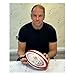Exclusive Memorabilia Alun Wyn Jones Signed Wales Rugby Ball
