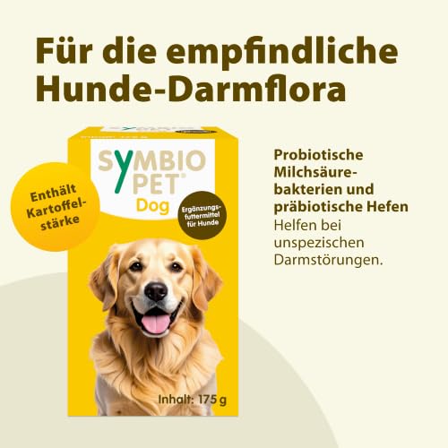 SymbioPet Dog Probiotika für den Hund, 175 g Pulver