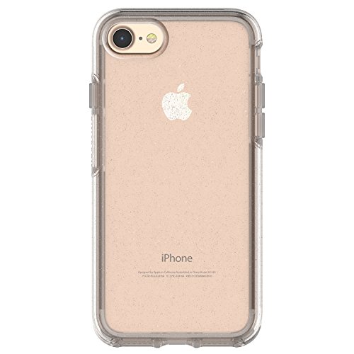 OtterBox Symmetry Clear Series Case for iPhone SE (3rd and 2nd gen) and iPhone 8/7 - Frustration Free Packaging - Stardust (Silver Flake/Clear)
