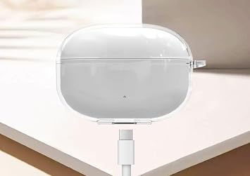 Rongep Huawei FreeBuds SE 4 için Şeffaf Kulaklık Kılıfı 360° Kasa Koruyucu TPU Kılıf Darbeye Çizilmeye ve Sararmaya Karşı Dirençli Freebuds se 4 Kılıfı Taşıma Askılı Freebuds SE4 Koruma (Şeffaf)