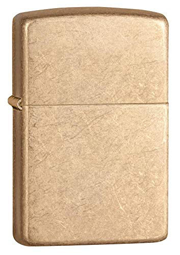 Zippo Armor Tumbled Brass Pocket Lighter