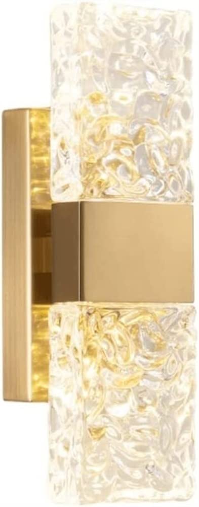 Luces de pared de cristal LED con brillo confort para dormitorios 8