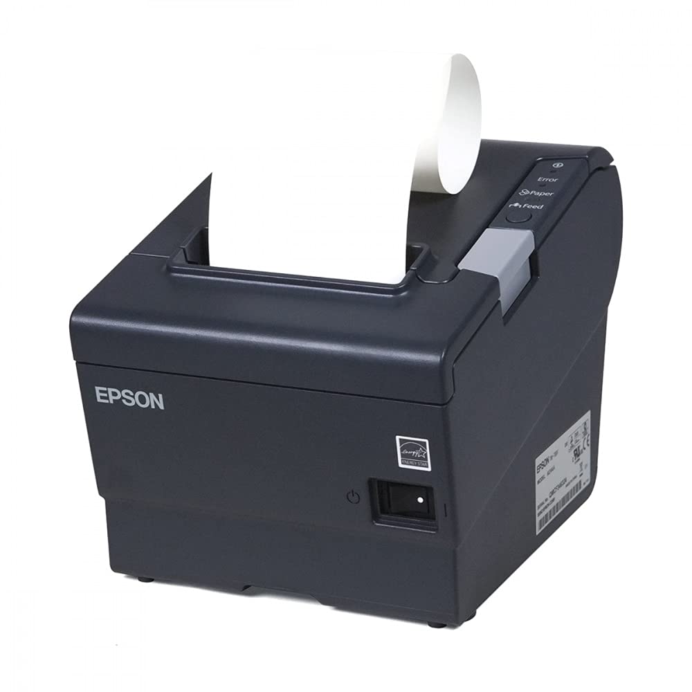 Epson Omnilink T88VI-I Ethernet Serial USB Thermal Receipt Printer Black C31CE94731