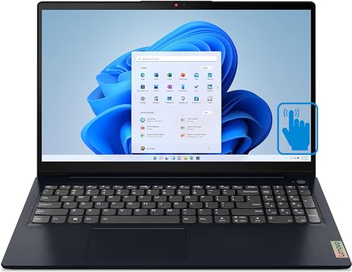 Lenovo IdeaPad 3 Home & Business Laptop (Intel i5-1235U 10-Core, 12GB RAM, 1TB PCIe SSD, Intel Iris Xe, 15.6" 60 Hz Touch Full HD (1920x1080), Fingerprint, WiFi, Win 11 Home) Refurbished (Renewed)