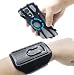 Wristband Phone Holder,HC 360°Rotatable Universal Sports Wristband for iPhone X/8 Plus/8/7/6s,Galaxy S9 Plus/S9/S8 & Other 4”-6.5”Smartphone,Running Armband for Hiking Biking Walking (Wrist)