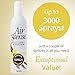 Air Scense Air Freshener Deodorizer Room Spray for Bathroom & Home, Essential Oils, Natural Vanilla - 7 fl oz (4-Pack)