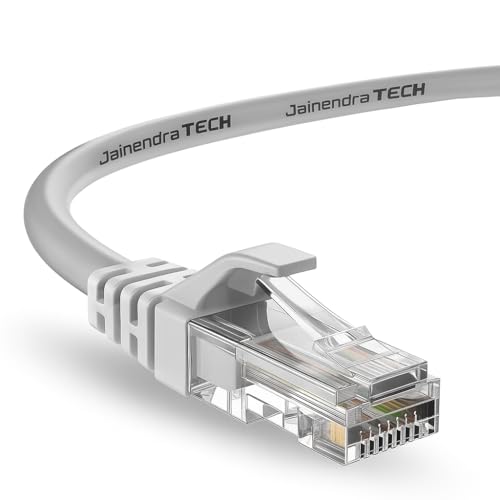 Image of Cat6 LAN Cable 0.5 m (1.6 ft) | 24AWG High-Speed Ethernet Patch Cord | RJ45 Connectors | Network Cable for Router, PC, Switch, CCTV, WiFi Modem