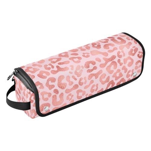 Bolsa de viaje para herramientas de cabello 2-en-1 rosa miniatura 1