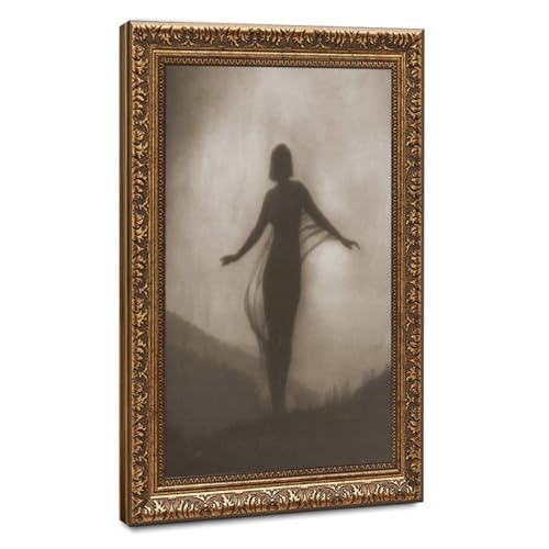 Impression sur toile décoration murale verticale cadre bois suspendu