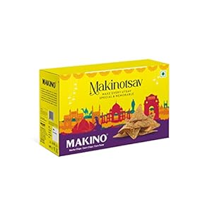 Makinotsav Gold Gift Pack (60 g x 4 Nachos & 150 g x 1 Roasted Peanuts)(390 gm)