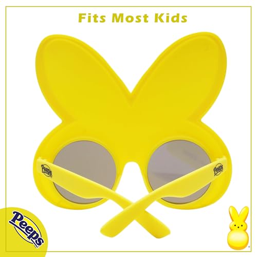Sun-Staches Peeps Official Child Sunglasses Lil\' Characters Costume Accessory UV400 Yellow Bunny Mask One Size Fits Most Kids