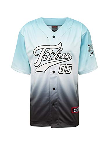 Preisvergleich Produktbild FUBU Herren Hemd Varsity schwarz XL