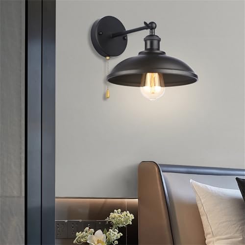 Apliques de pared ajustable E27 industrial retro para iluminación interior 6