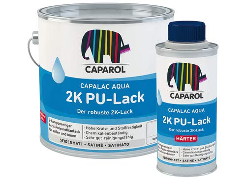 Caparol Capalac Aqua 2K PU-Lack, weiß, 0,75l