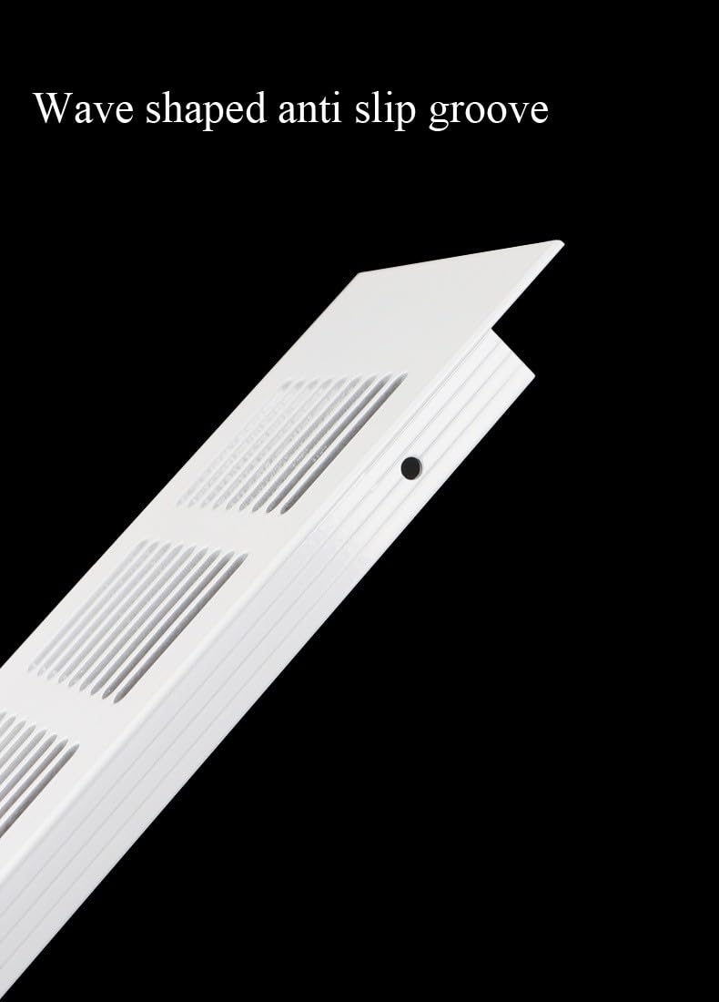 Kratka wentylacyjna ze stopu aluminium | Białe, różne rozmiary, 2 szt. Do szafek kuchennych, szafek na buty i szaf(150mm*225mm)