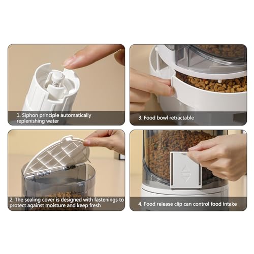 Distributeur d'eau pour chats transparent pour des weekends en toute sérénité - 3